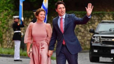 Trudeau and his wife