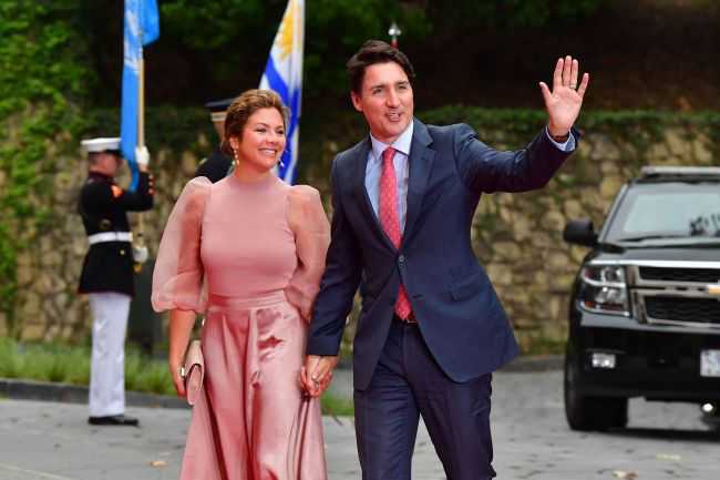 Trudeau and his wife